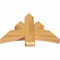 Ekena Millwork Davenport Rough Sawn Timber Gable Bracket, Western Red Cedar, 36"W x 24"H x 4"D x 6"F, 16/12 Pitch GBW036X24X0406DAV00RWR - alternate 2